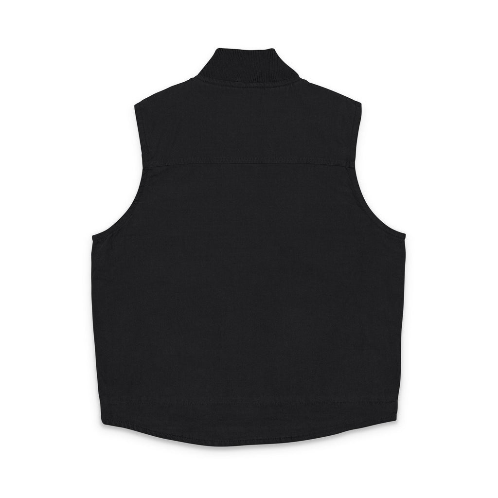 Embroidered "Opa" (Grandpa) Duck Cloth Work Vest – Durable Carpenter Style for German grandfather gifts