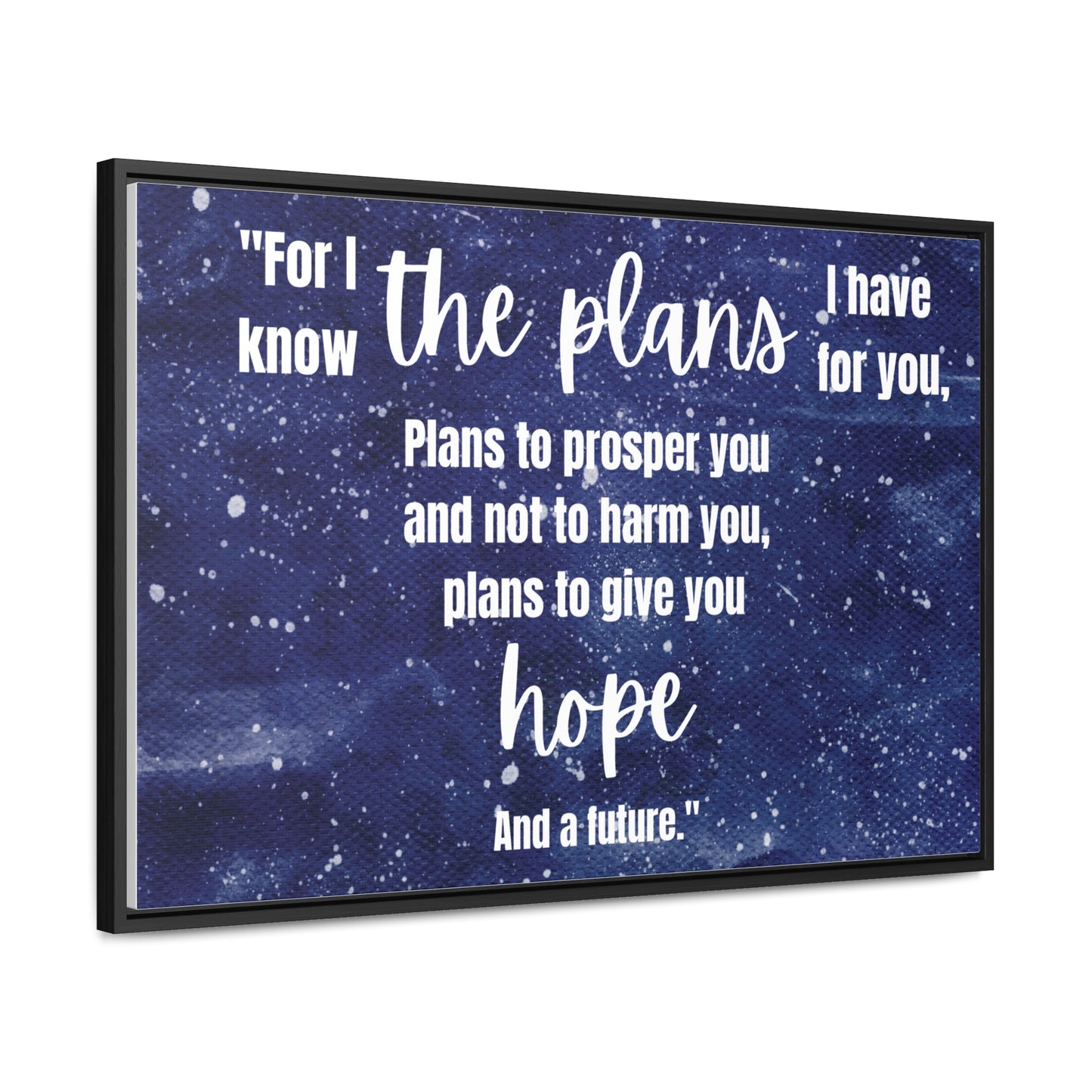 Jeremiah 29 11 bible verse canvas