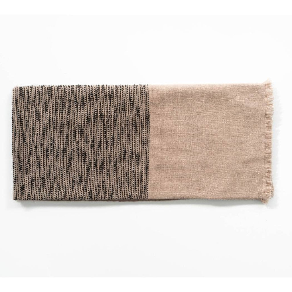 Wren Merino Throw: Brown