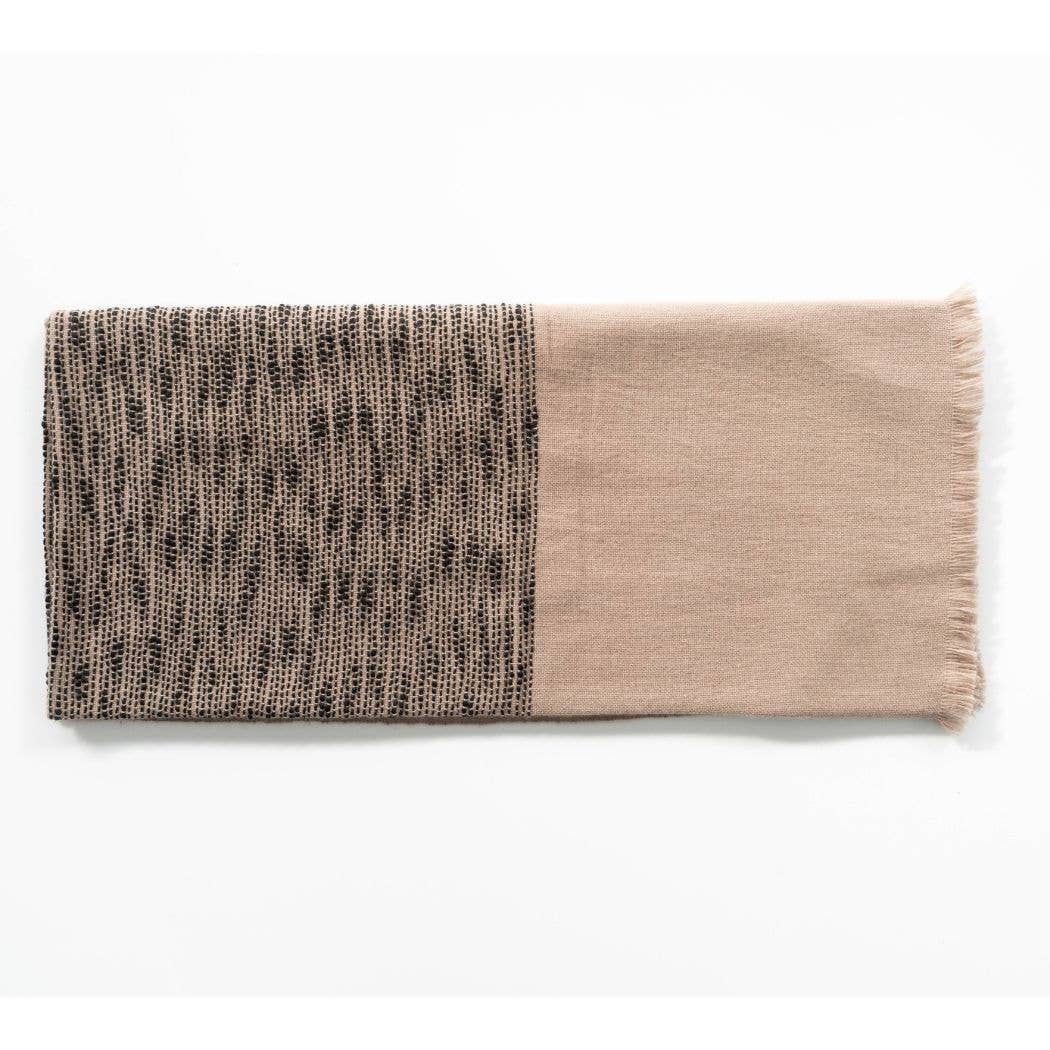 Wren Merino Throw: Brown