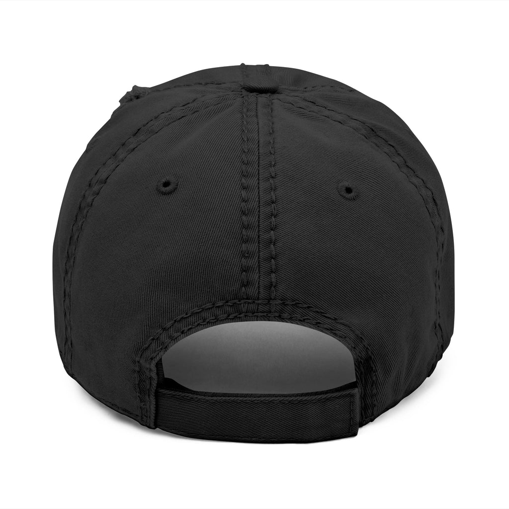 Nein. Embroidered Distressed Dad Hat — Vintage German Humor Cap