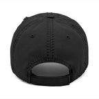 Nein. Embroidered Distressed Dad Hat — Vintage German Humor Cap