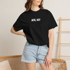 Ach, so! German saying T-Shirt, Minimalist Unisex Retro Phrase Tee