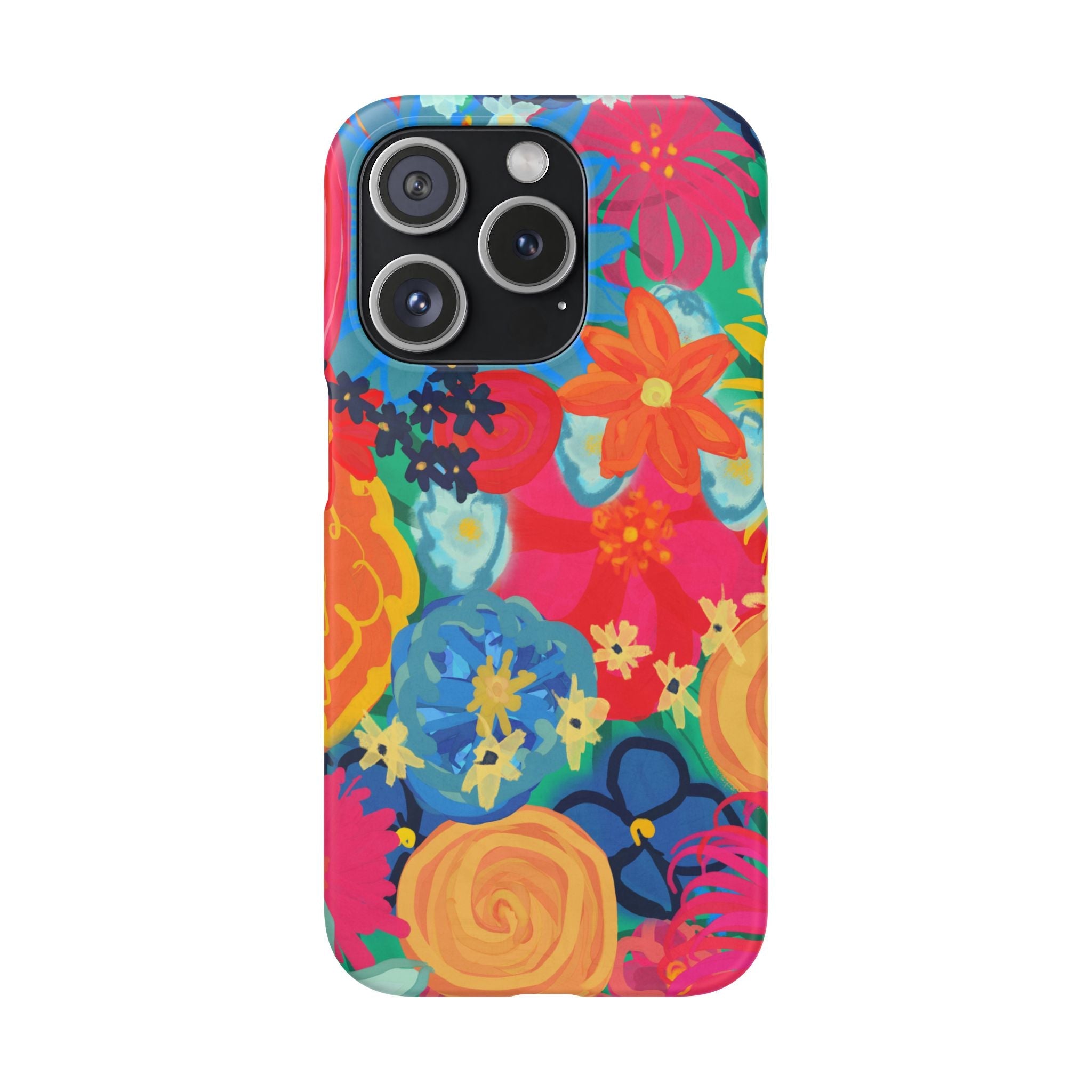 Bespattered Facade Bold Florals Snap Case