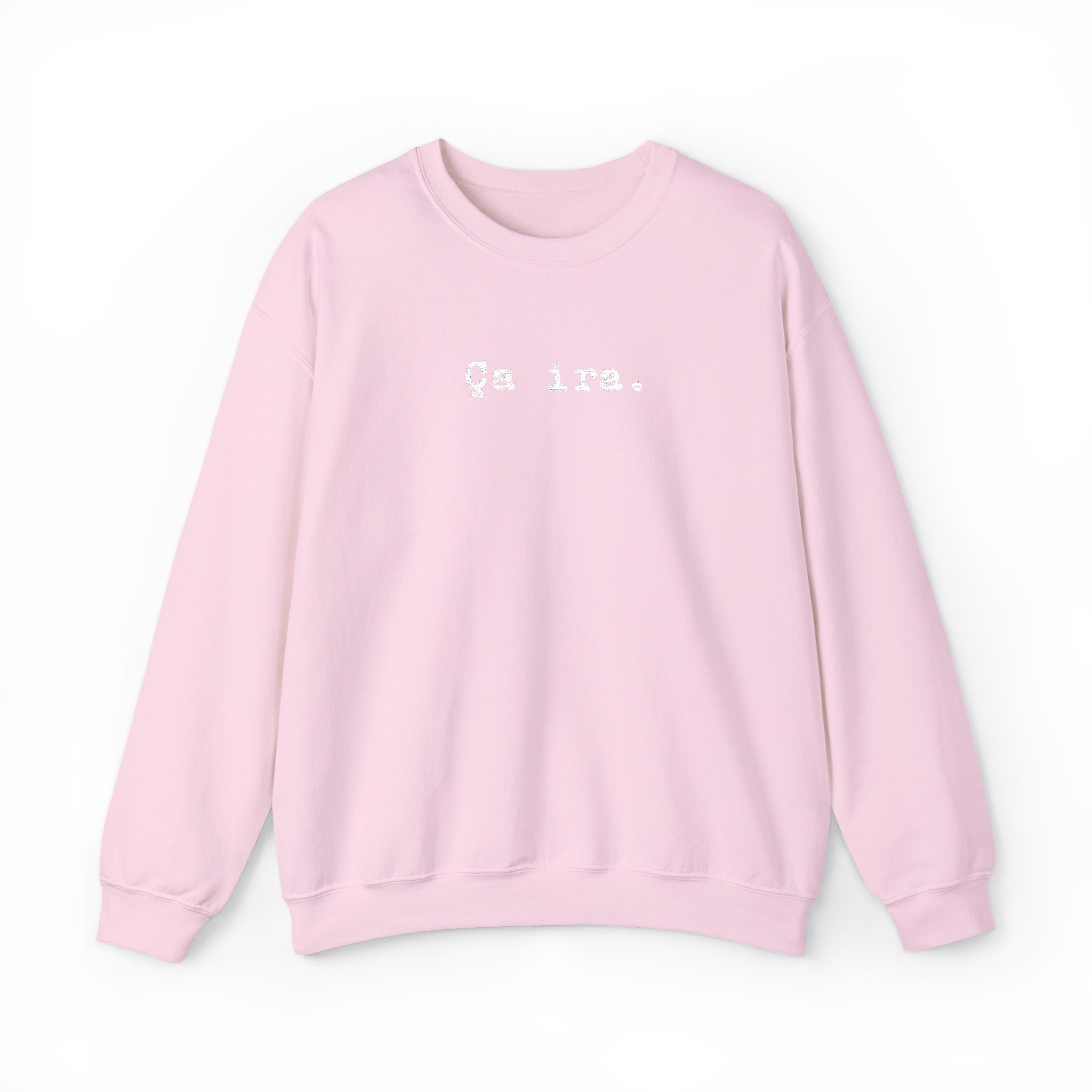 Ça ira  embroidered French sweatshirt - Minimalist French Comfort Pullover