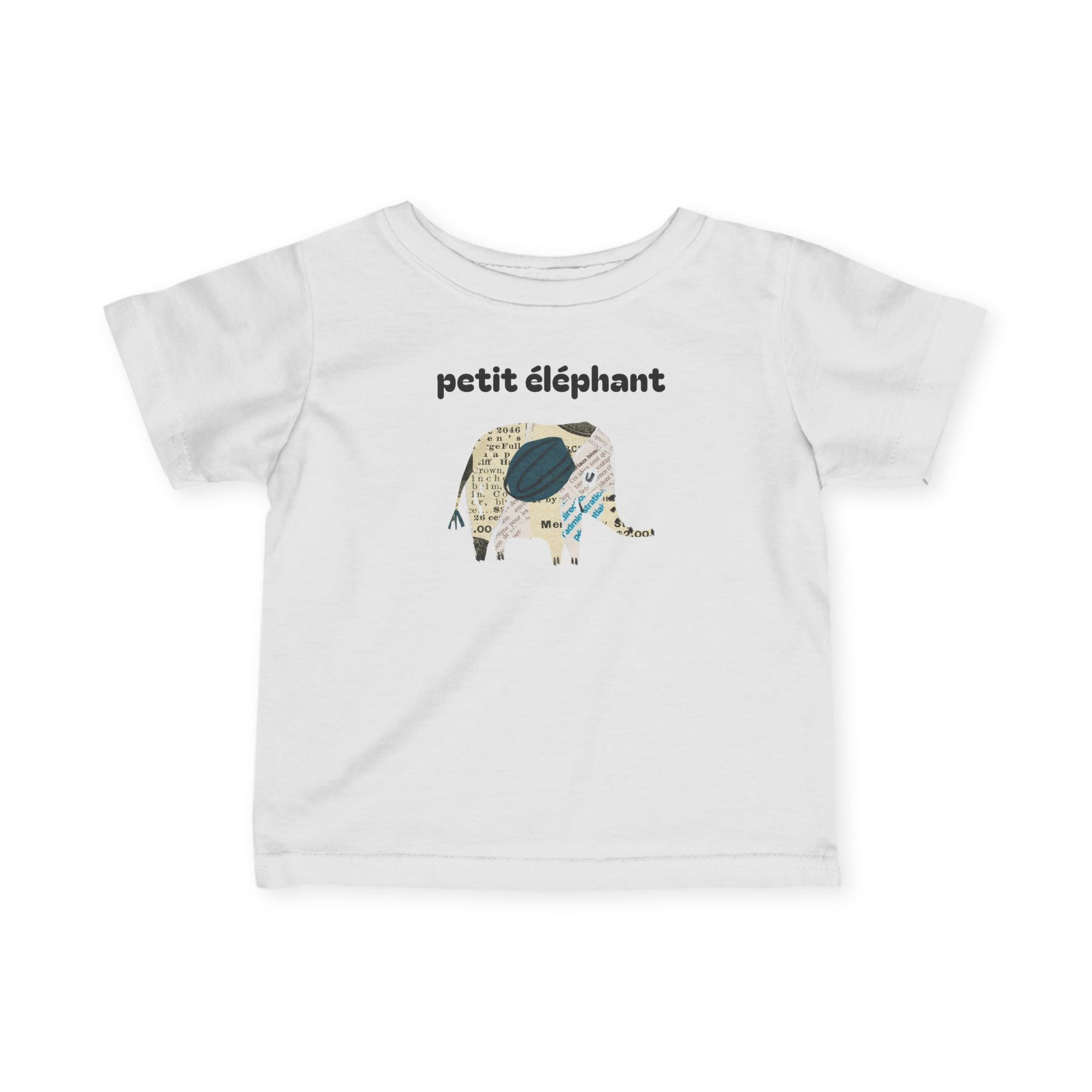Petit éléphant Infant Fine Jersey Tee - Kids clothes - child tee