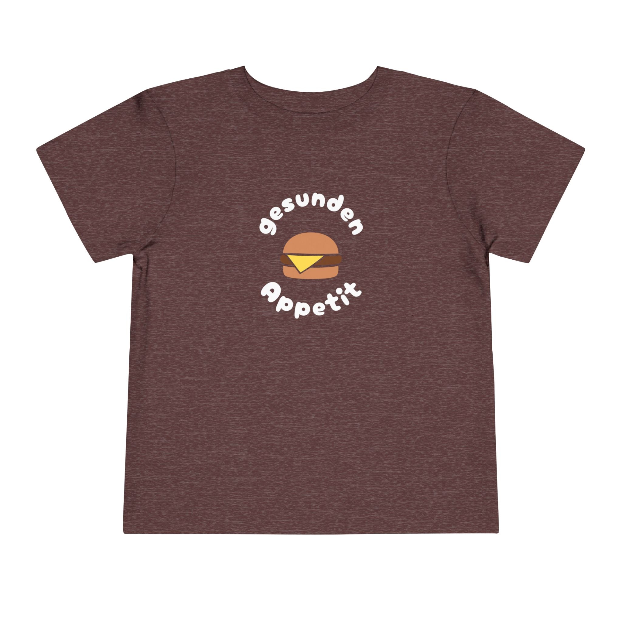 Gesunden Appetit Toddler Tee shirt with Cheeseburger
