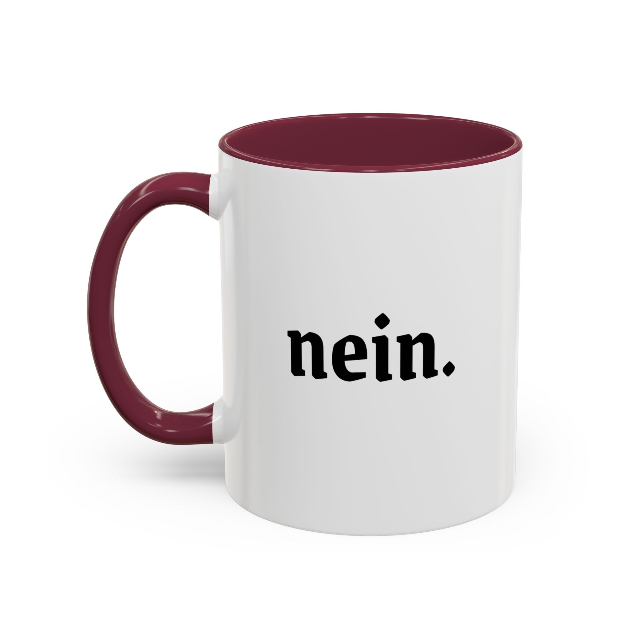 Nein. Mug — Minimalist German Word Coffee Cup (11oz & 15oz)
