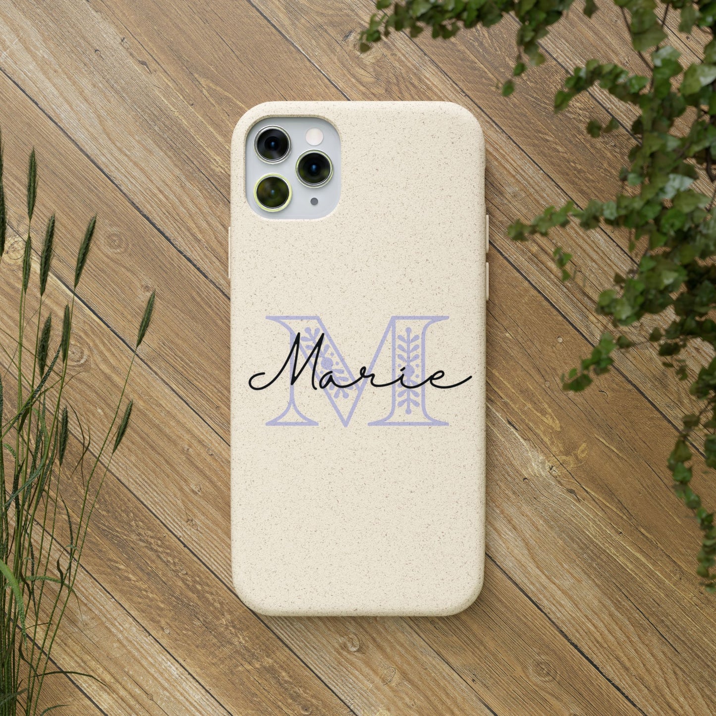 Eco-friendly monogrammed Phone case