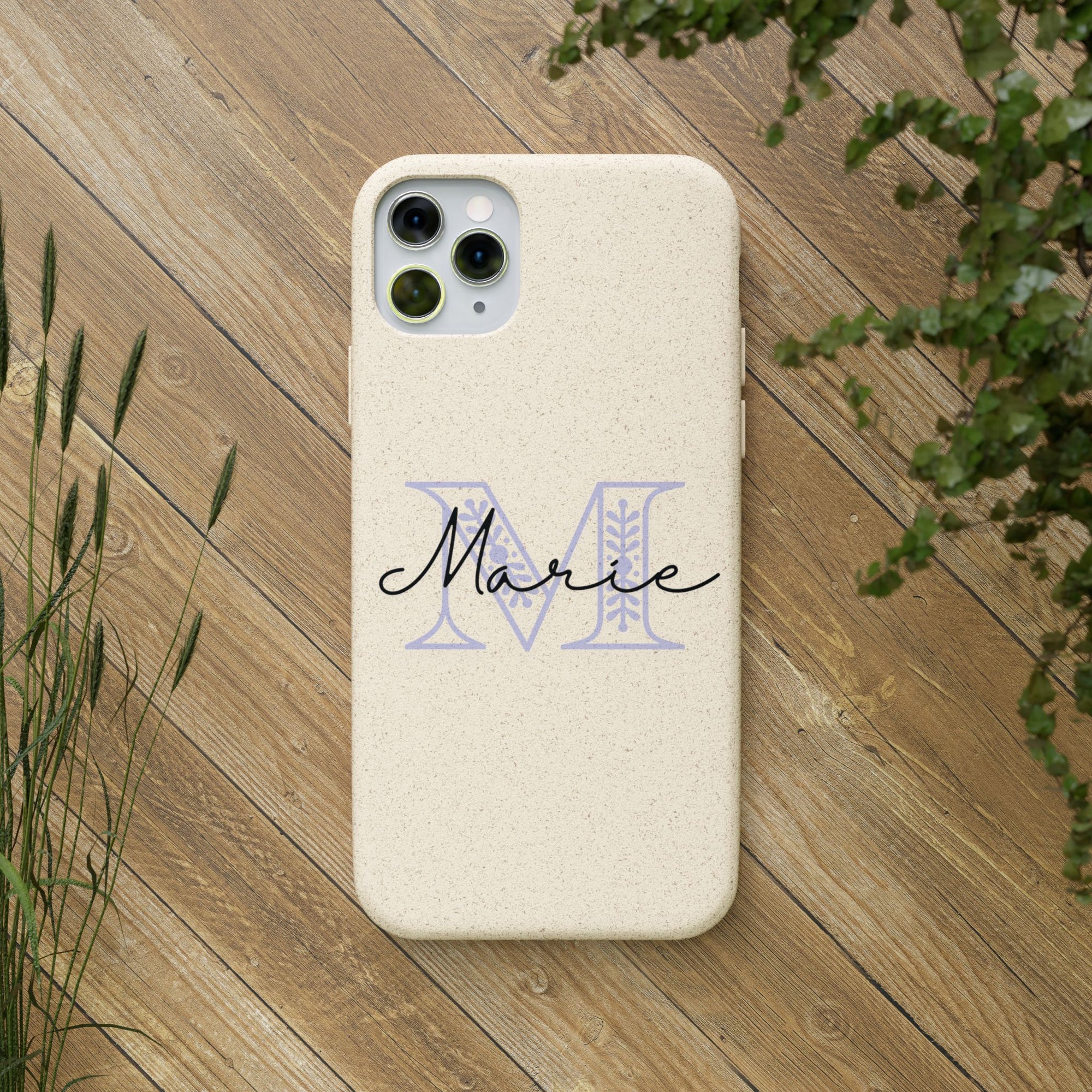 Eco - friendly monogrammed Phone case