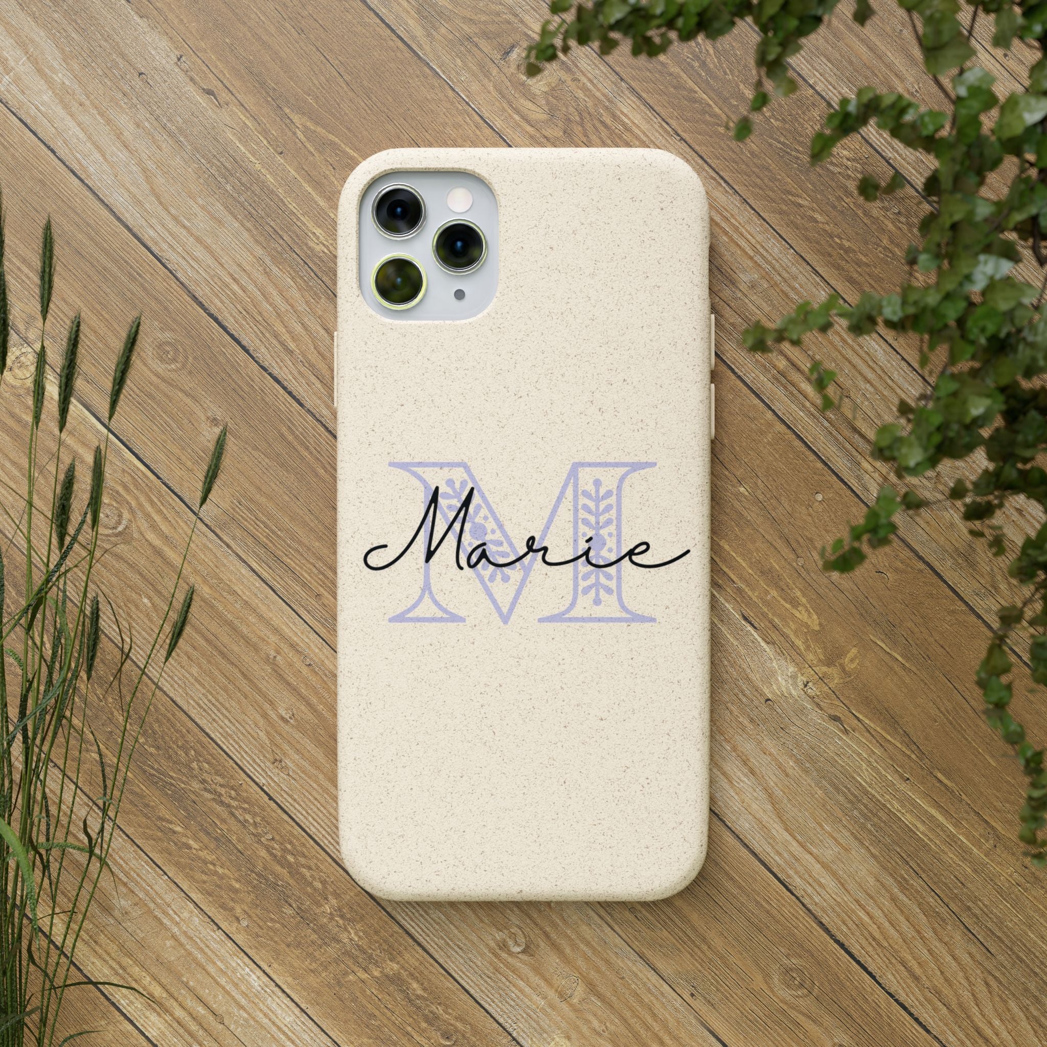 Eco - friendly monogrammed Phone case