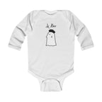 Le Boo cute French Ghost Baby Bodysuit, Cute Minimal Halloween Baby romper