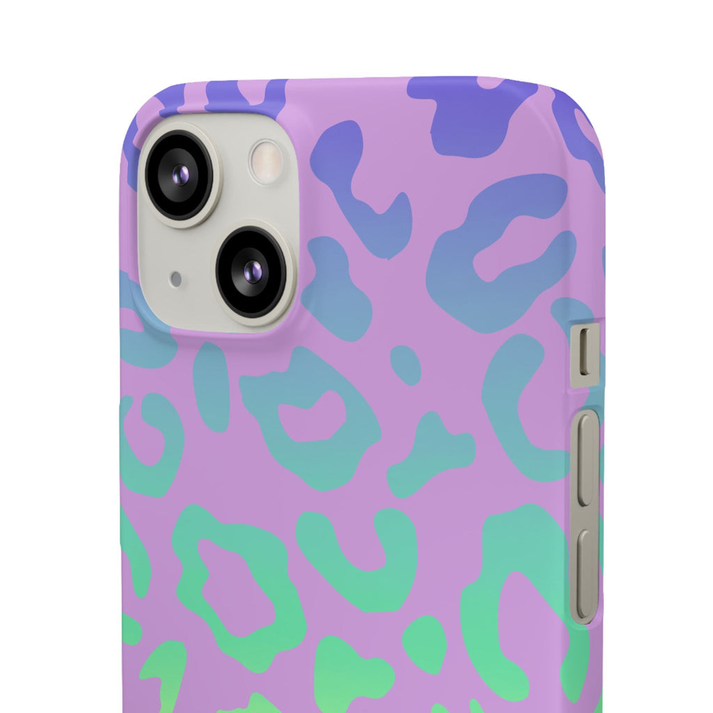 Bespattered Facade Rainbow Leopard Snap Case