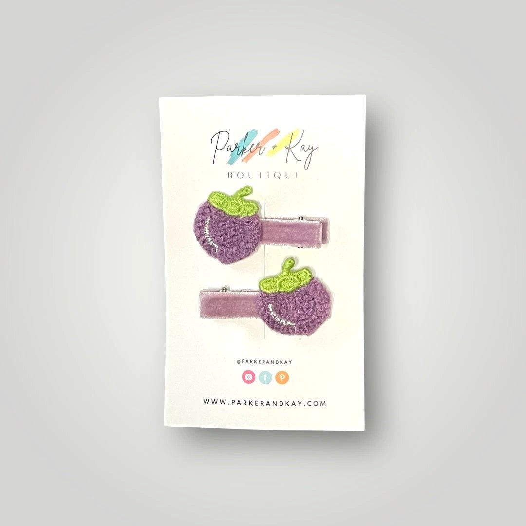 Fruity Fun Hair Clips by Parker + Kay Creative