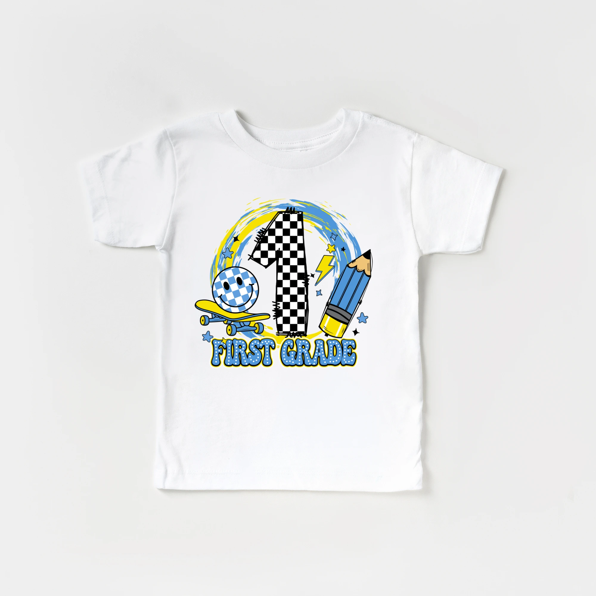 First Grade Boy t-shirt, Toddler and youth sizes, back to school collection by Benny and Ray Apparel