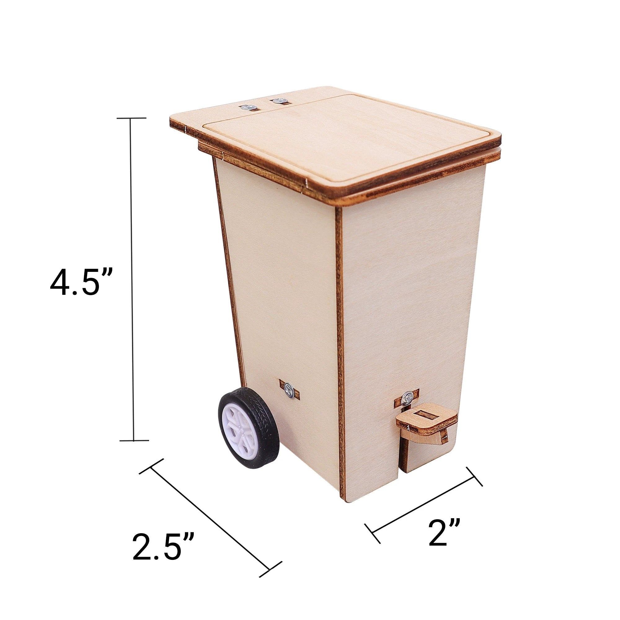 Build & Paint Mini Trash Cans (Set of 2) – Fun Desk Décor & Craft Project by Kitsville