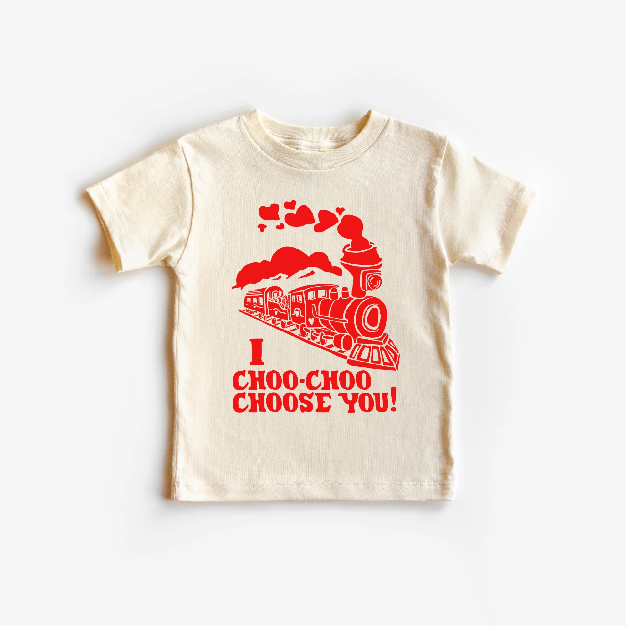 I Choo Choo Choose You toddler or youth tee shirt, Valentine's Day collection by Benny and Ray Apparel