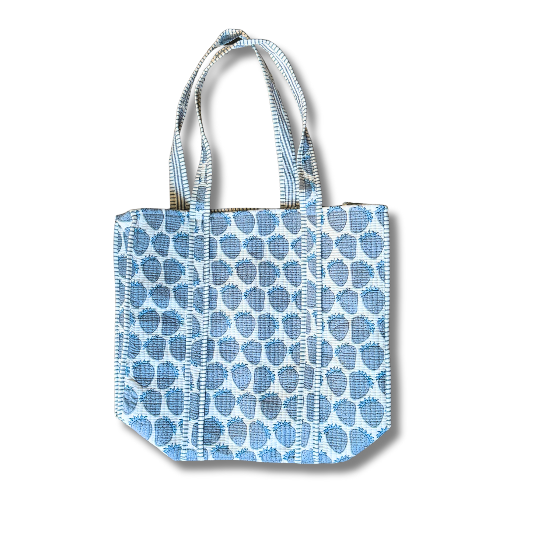 Soléa Cotton Strawberries Tote
