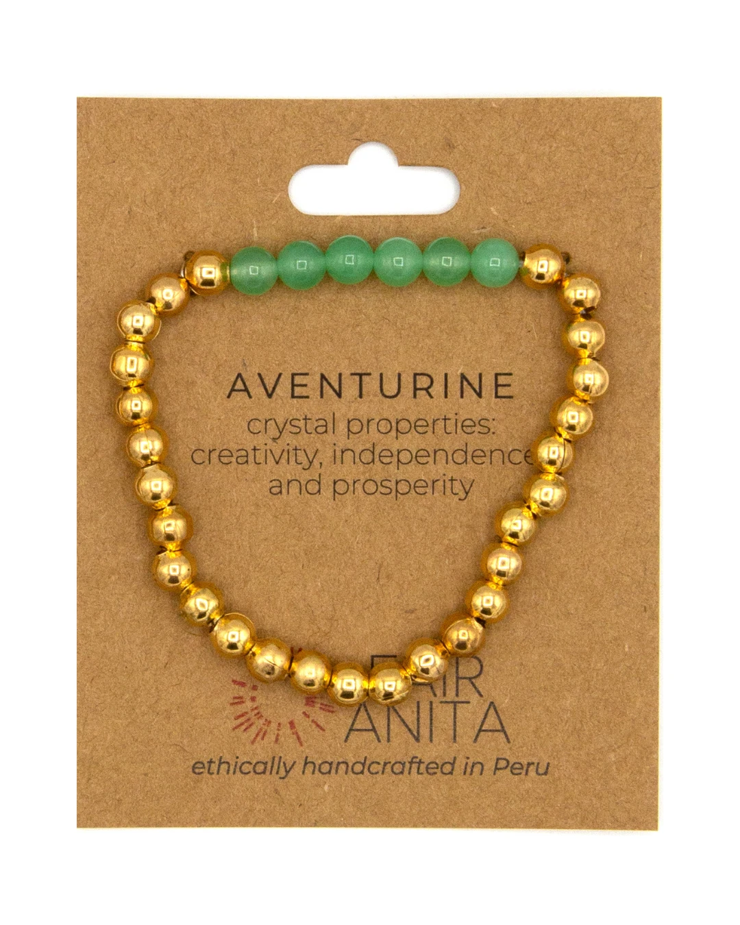 Stone Elastic Bracelet by Fair Anita