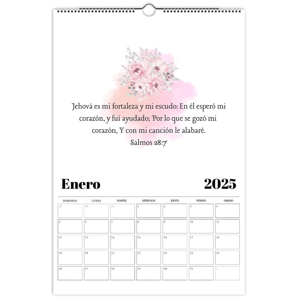 Muestrame el camino - Show me the Way Wall calendars 2025 (US & CA) Spanish - La Vie Bien - 2025 spanish - bible verse - bible verses spanish