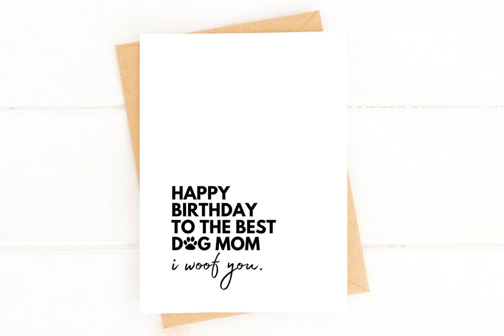 Dog Mom Birthday Card by Five Dot Post