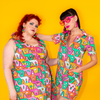 8 - Bit A - Frames Minidress in Bright Day Mini dress La Vie Bien 8 - Bit A - Frames Minidress in Bright Day