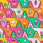 8 - Bit A - Frames Pocket Caftan in 2 options Caftan La Vie Bien 8 - Bit A - Frames Pocket Caftan in 2 options
