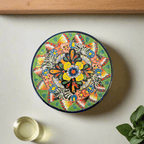 8" Talavera Ceramic Dinner Plate | Authentic Mexican Dinnerware Talavera Plate La Vie Bien 8" Talavera Ceramic Dinner Plate | Authentic Mexican Dinnerware