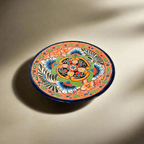 8" Talavera Ceramic Dinner Plate | Authentic Mexican Dinnerware Talavera Plate La Vie Bien 8" Talavera Ceramic Dinner Plate | Authentic Mexican Dinnerware