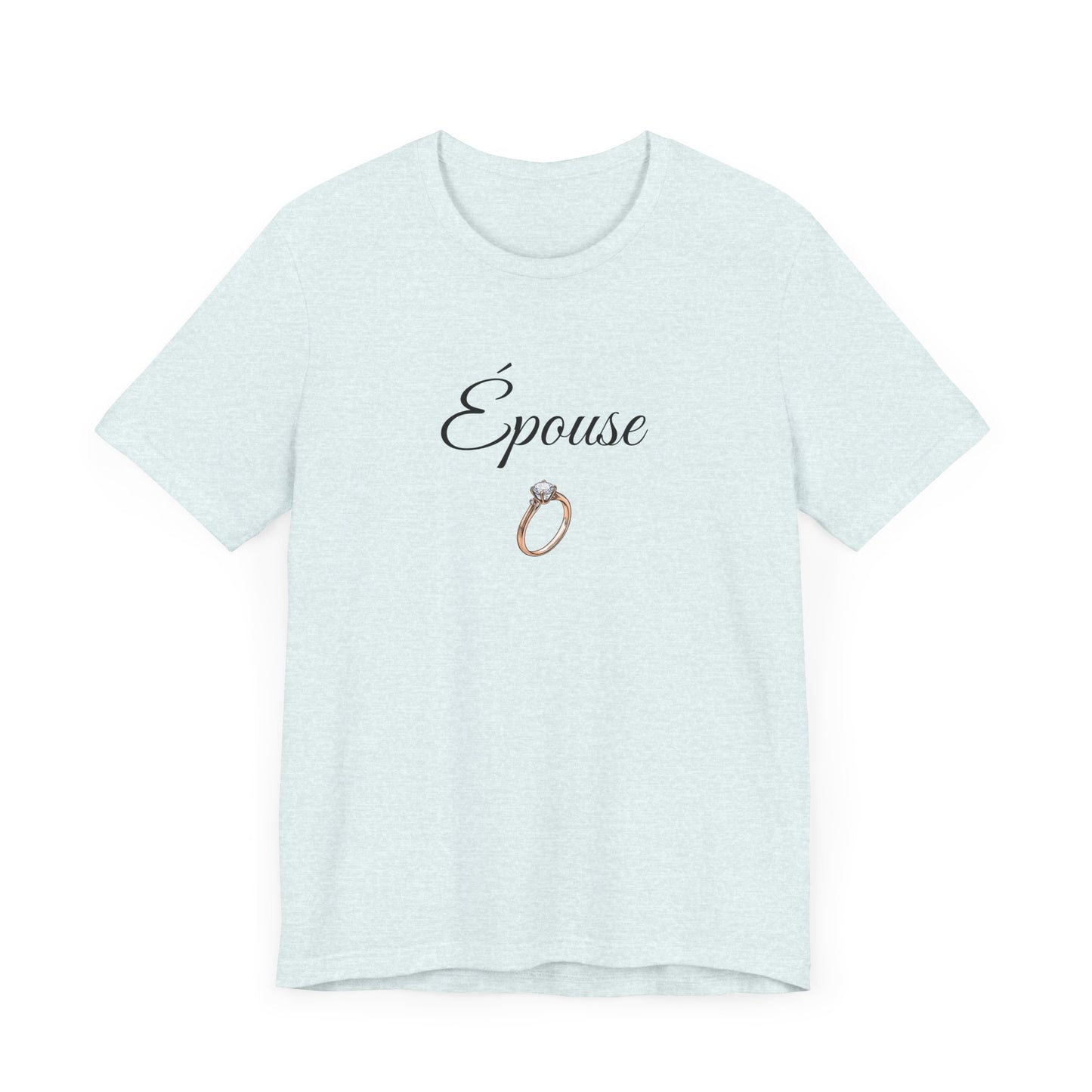 T-shirt de la mariée épousée