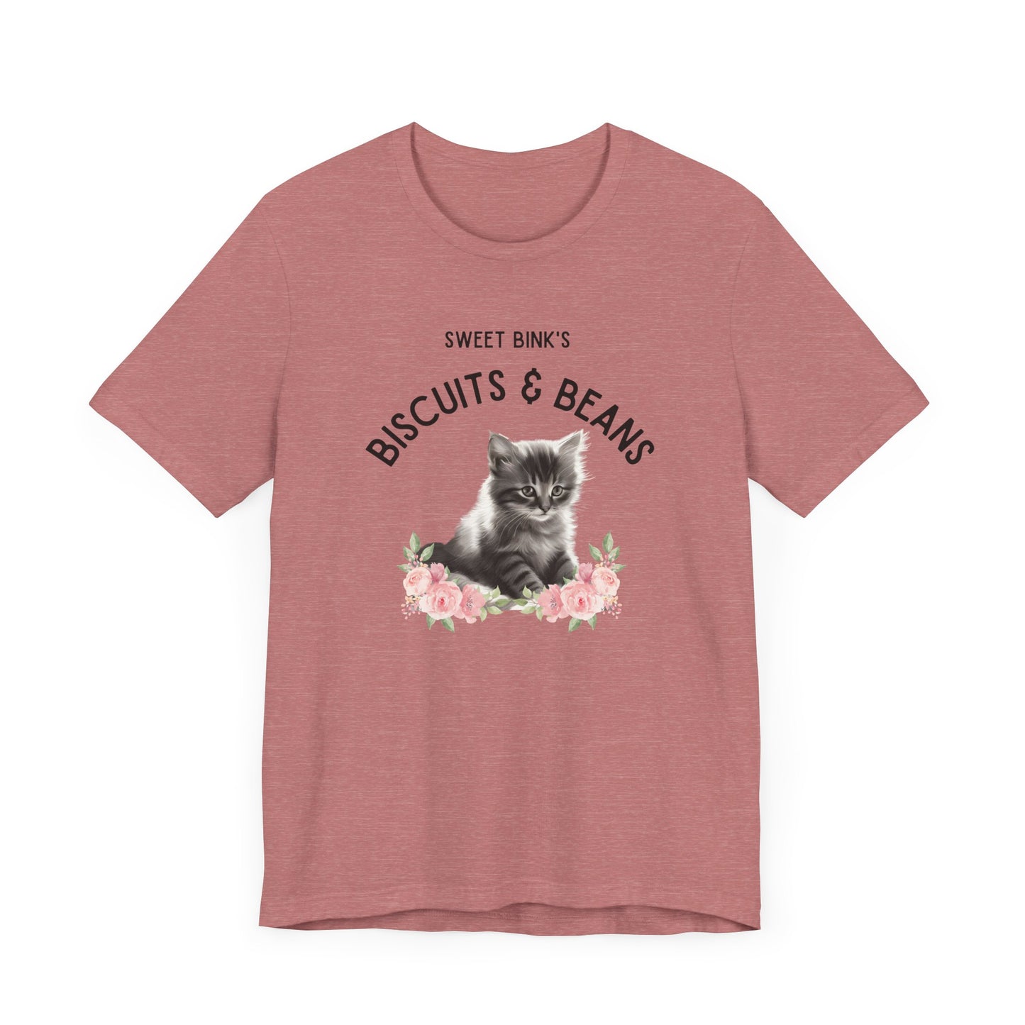 Sweet Bink's Biscuits and Beans cat tee
