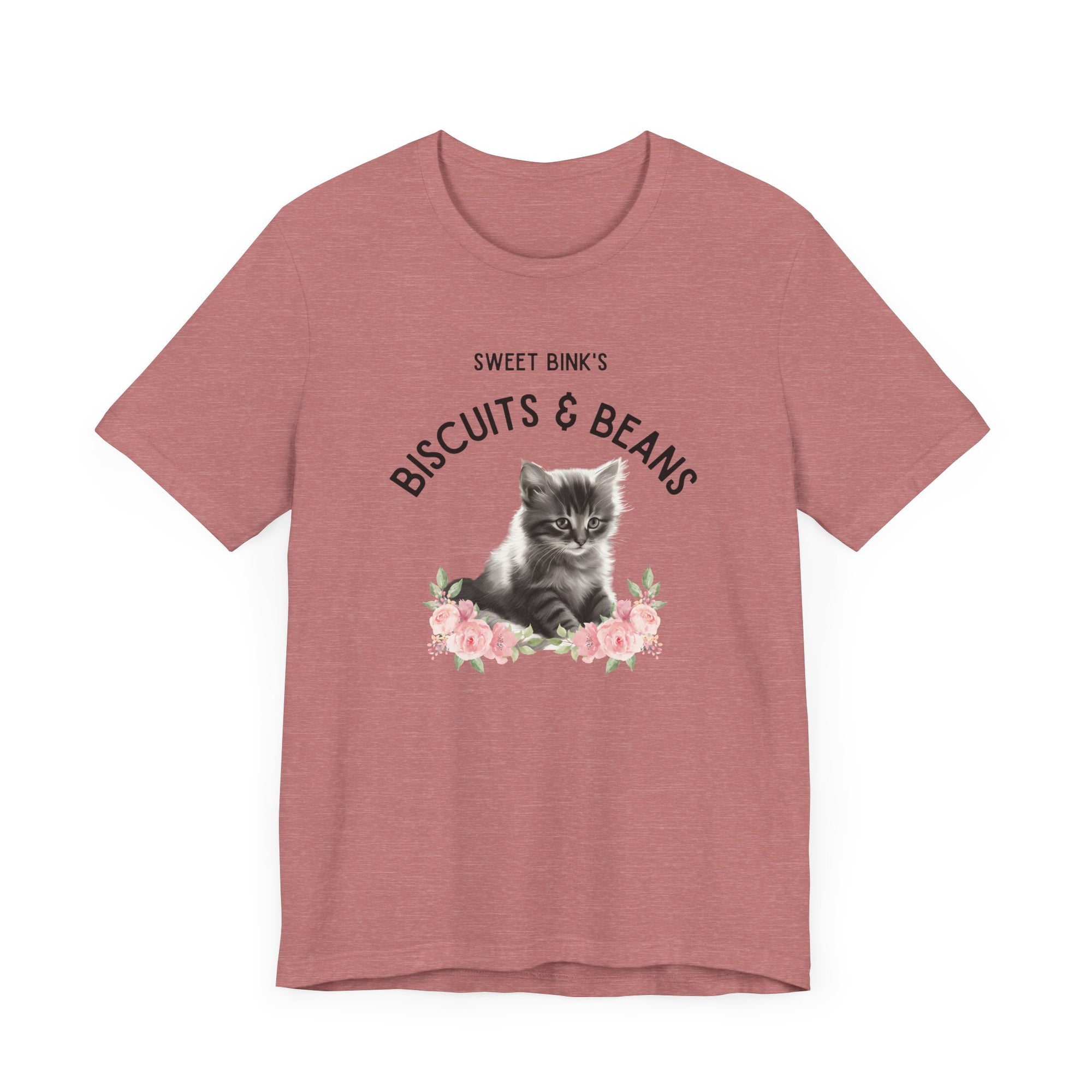 Sweet Bink's Biscuits and Beans cat tee
