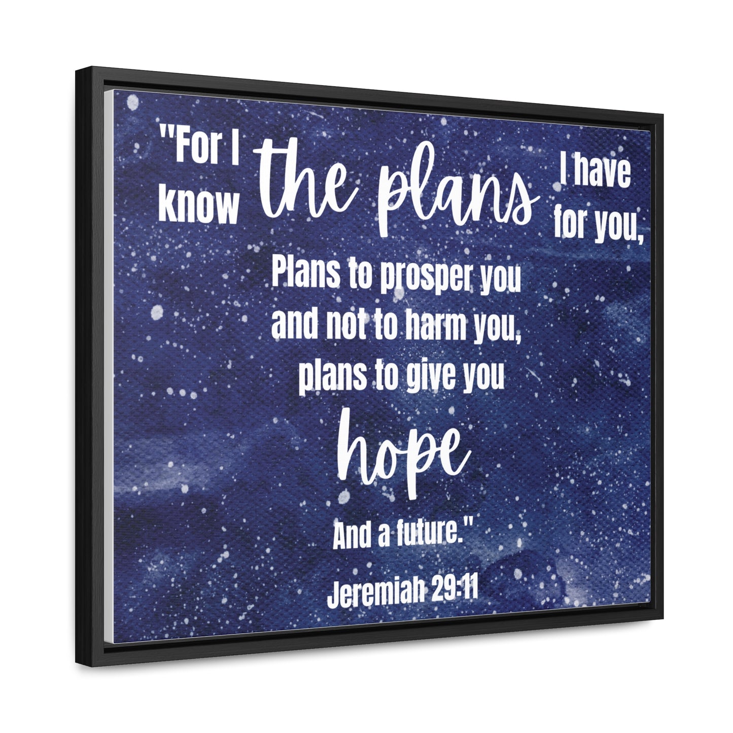 Jeremiah 29 11 bible verse canvas