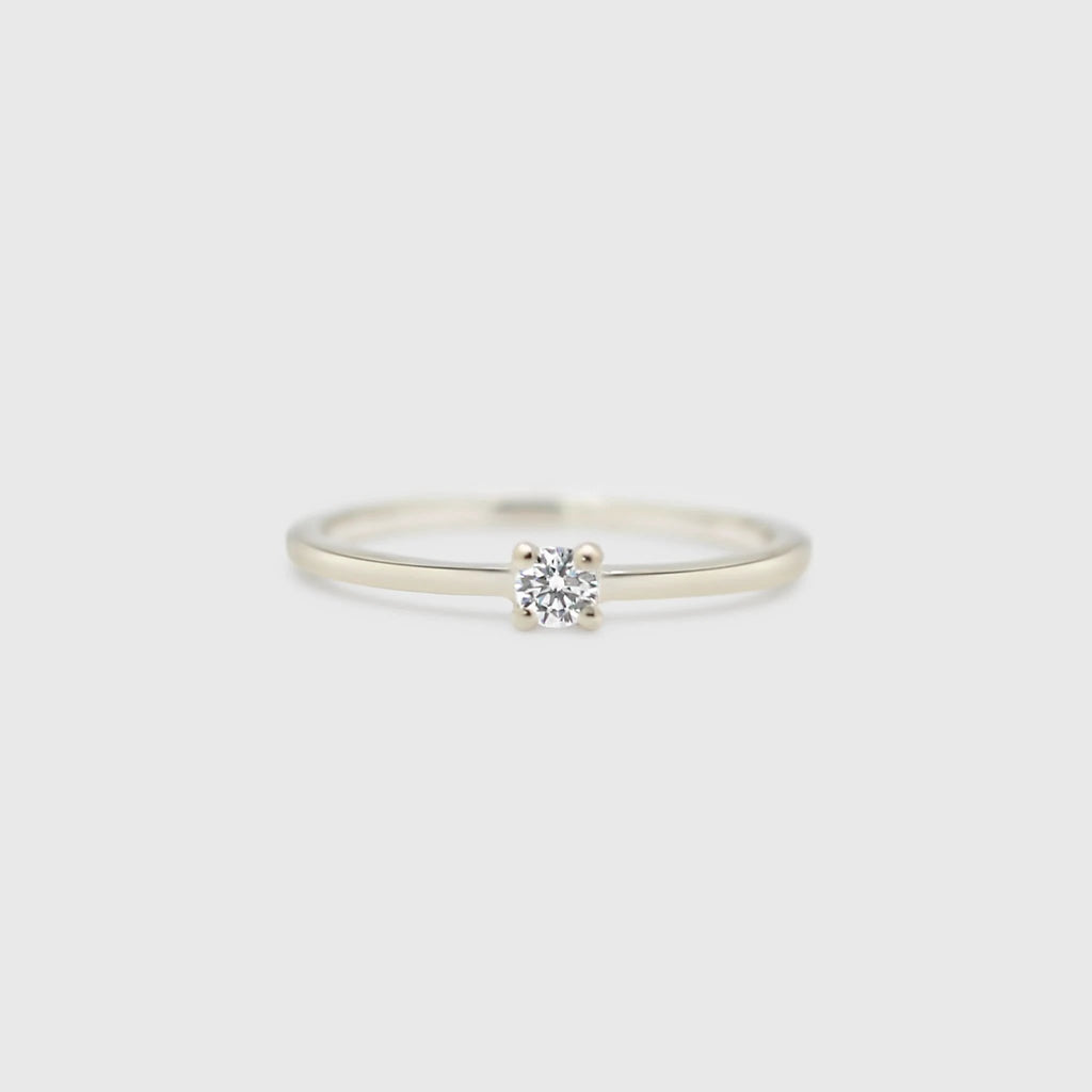 "Hazel" Ring - Memorial Diamond Collection by Petals and Keepsakes