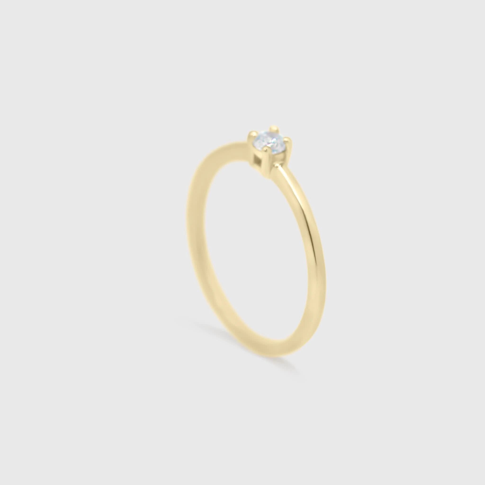 "Hazel" Ring - Memorial Diamond Collection by Petals and Keepsakes