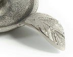 Vibhsa Taper Candlestick Holder Dish-Silver
