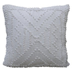 Decorative 18"x18" Outdoor Pillow for couch  (White)