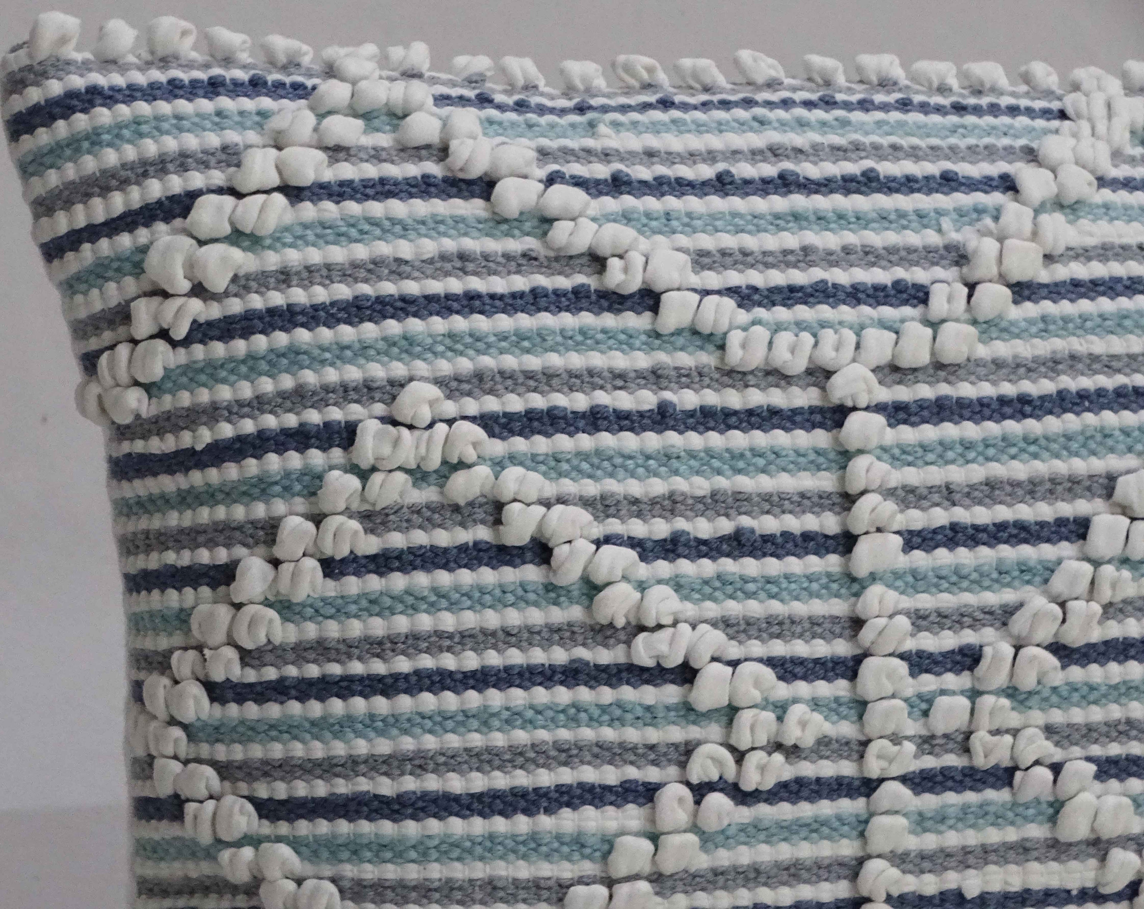 Modern Handwoven 14"X 24" Throw Pillow