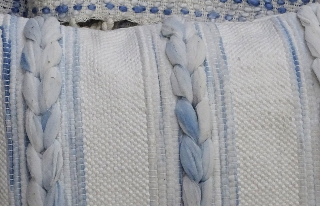 Handwoven 14"X 24" Modern Throw Pillow