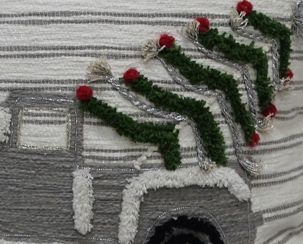 Vibhsa Christmas Decorative Throw Pillow 20"x20"