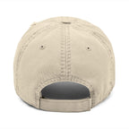 Embroidered Distressed Detroit Hat by Printify