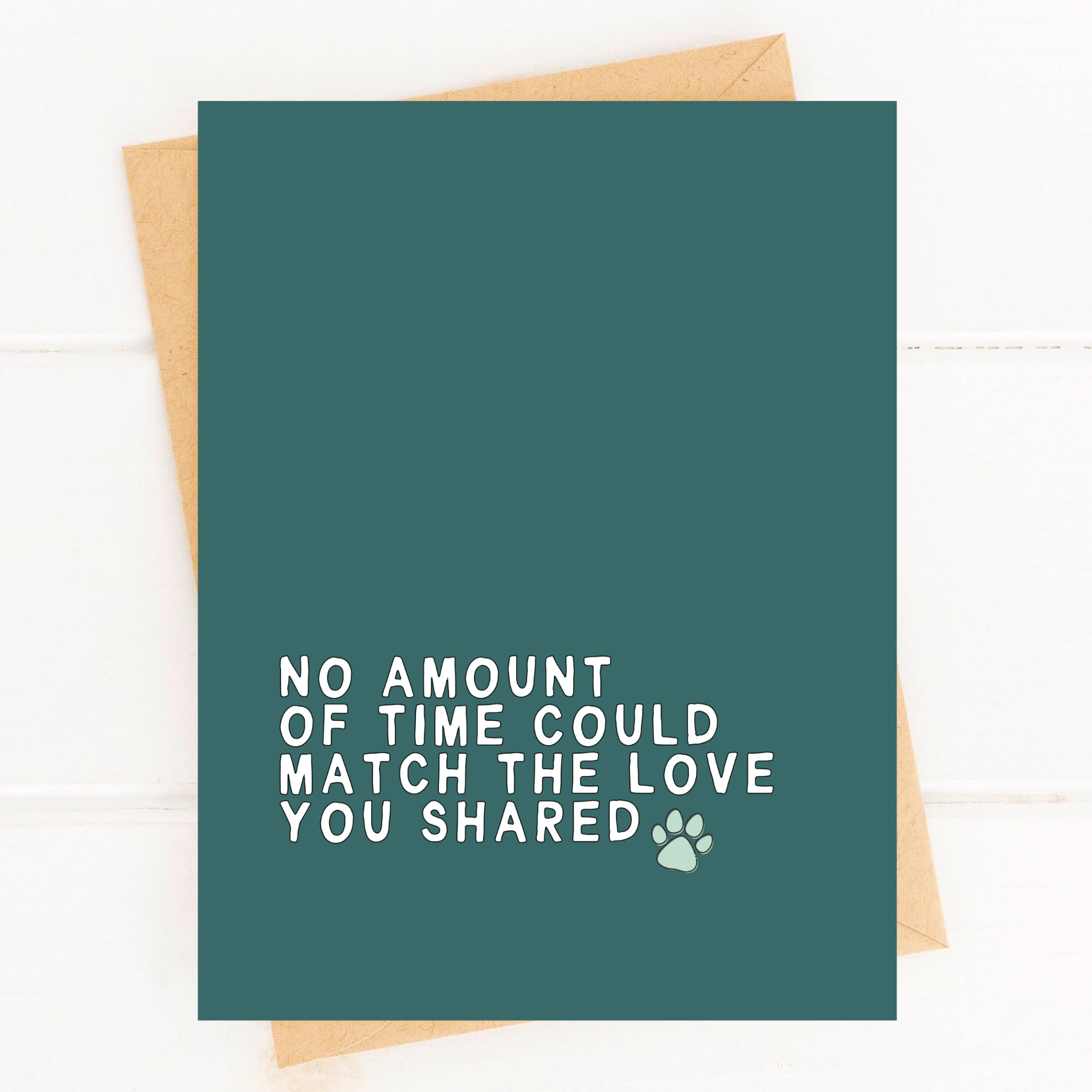 SYMPAWTHY™ Sweet Pet Sympathy Card for Pet Loss Pet Parent Grief Card by Five Dot Post
