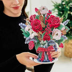 HugePop Joyous Flower Bouquet Pop Up Christmas Card by Paper Love