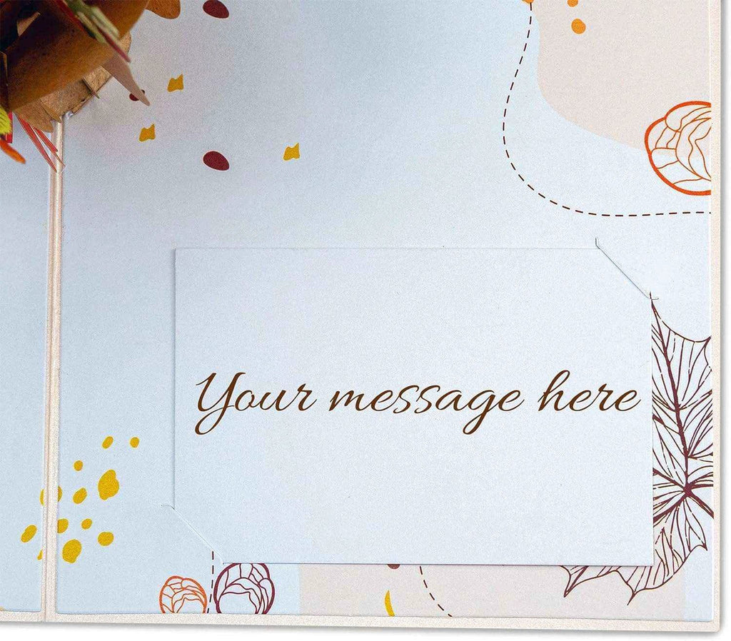 Fall Flower Bouquet Pop Up Card by Paper Love