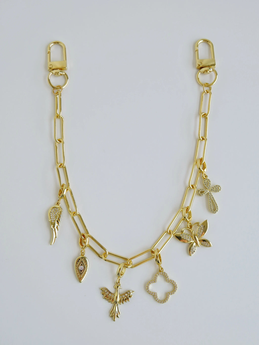 Charm Bar Chain - 18k Gold Plated - Handbag Chain by Curated By Suarez