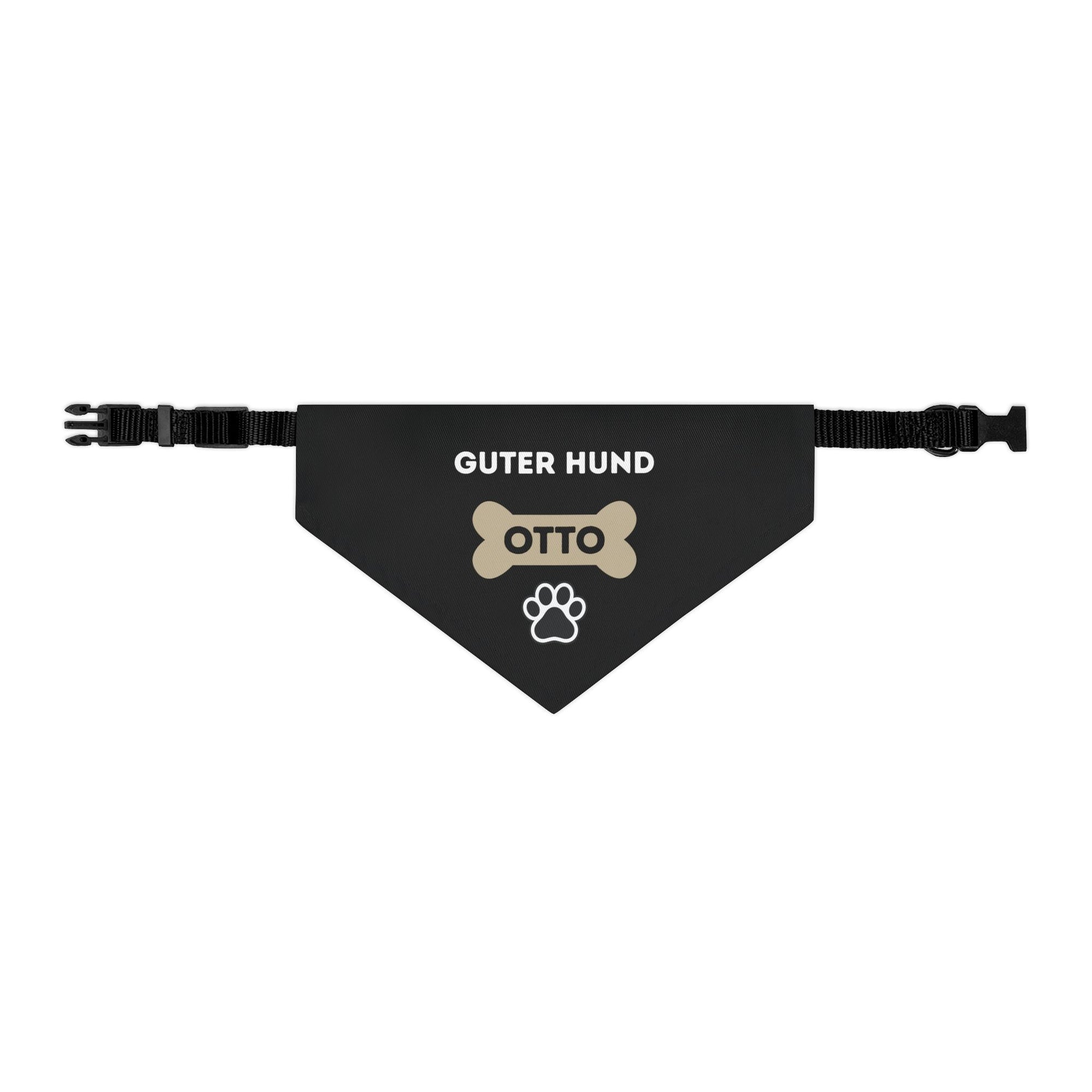Guter hund German Personalized Black Dog bandana