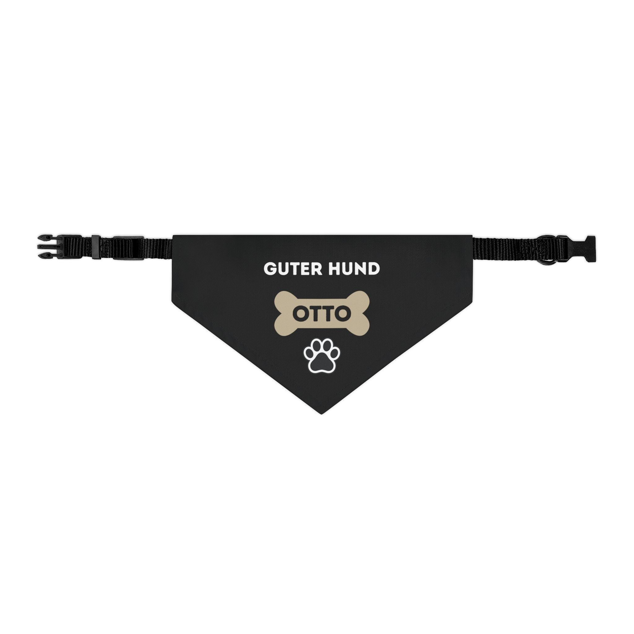 Guter hund German Personalized Black Dog bandana