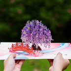Wisteria Pop Up Card - Frndly by Paper Love
