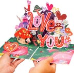 I Love You So Mush Frndly Pop Up Card - 8"x6" by Paper Love