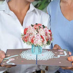 Pink Roses Pop Up Card by Paper Love
